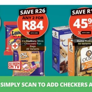 Chocolate at Checkers