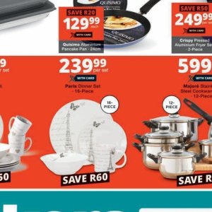 Dinner set at Checkers