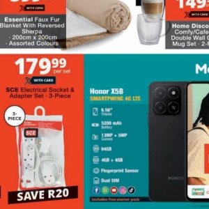 Smartphone at Checkers