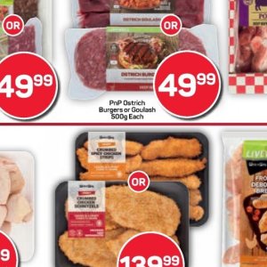 Burgers at Pick n Pay Hyper
