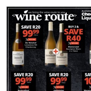 Wine at Checkers