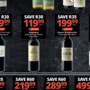 Wine at Checkers