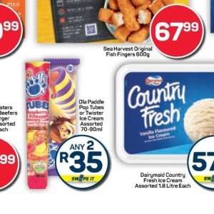 Ice cream at Pick n Pay Hyper
