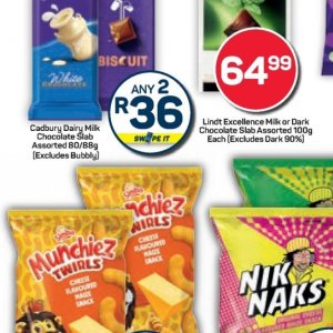Chocolate at Pick n Pay Hyper