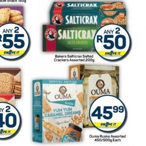 Crackers at Pick n Pay Hyper