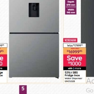 Fridge at Bradlows/Morkels