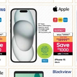 Iphone at Bradlows/Morkels