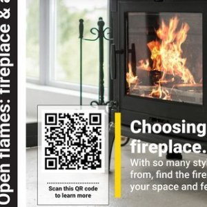 Fireplace at Builders Warehouse