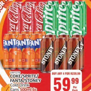Fizzy drink at Kit Kat Cash&Carry
