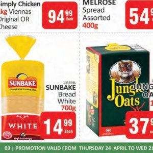 Bread at Kit Kat Cash&Carry