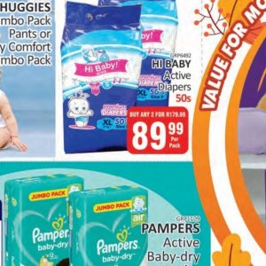 Diapers pampers  at Kit Kat Cash&Carry