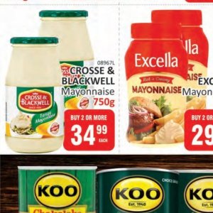 Mayonnaise at Kit Kat Cash&Carry