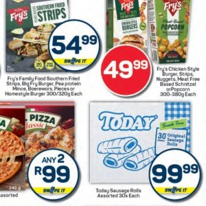 Schnitzel at Pick n Pay Hyper