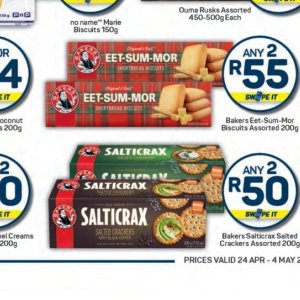 Crackers at Pick n Pay Hyper