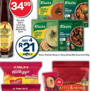 Soup at Pick n Pay Hyper