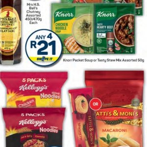 Soup at Pick n Pay Hyper