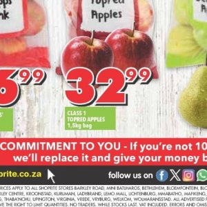 Apples at Shoprite