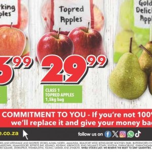 Apples at Shoprite