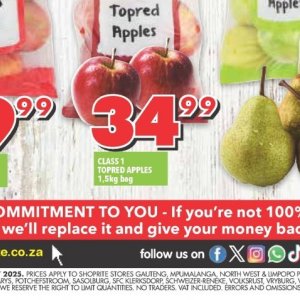 Apples at Shoprite
