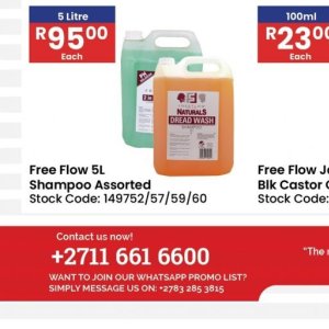 Shampoo at Africa Cash and Carry