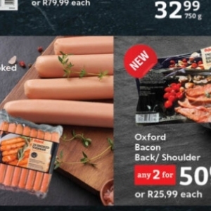 Bacon at Oxford freshmarket