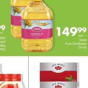 Sunflower oil at Save Hyper