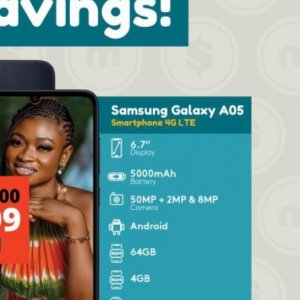 Smartphone samsung  at Checkers