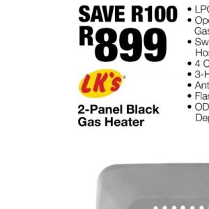 Heater at OK Furniture