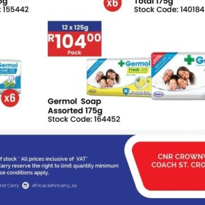 Soap at Africa Cash and Carry
