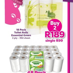 Toilet rolls at Mambo\'s Plastic Warehouse