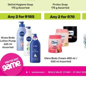 Body lotion nivea  at Game
