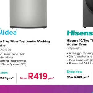Washing machine at Teljoy