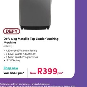 Washing machine at Teljoy