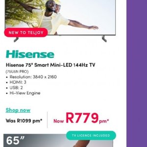TV set at Teljoy
