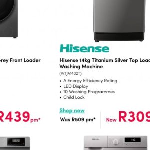 Washing machine at Teljoy