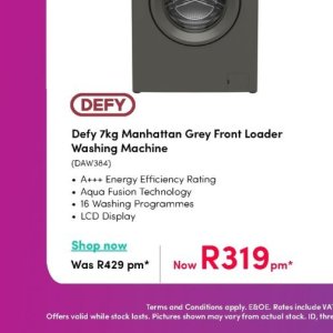 Washing machine at Teljoy
