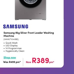 Washing machine at Teljoy