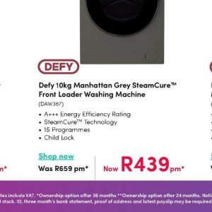 Washing machine at Teljoy