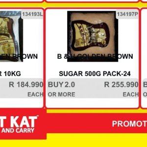Sugar at Kit Kat Cash&Carry