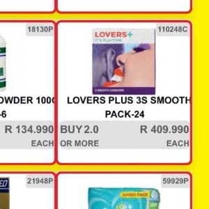 Condoms at Kit Kat Cash&Carry
