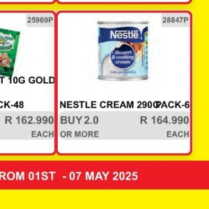 Cream at Kit Kat Cash&Carry