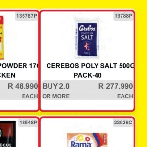Salt at Kit Kat Cash&Carry