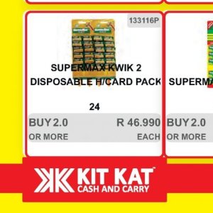   at Kit Kat Cash&Carry