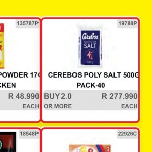 Salt at Kit Kat Cash&Carry