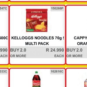 Noodles at Kit Kat Cash&Carry