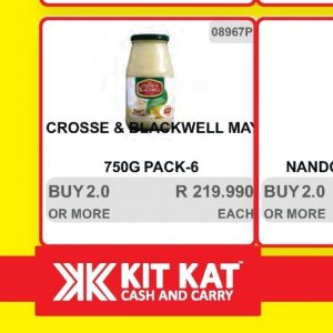  at Kit Kat Cash&Carry