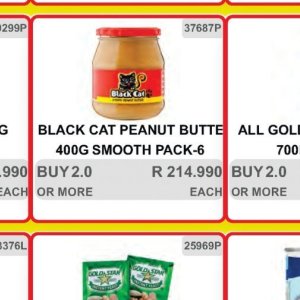 Peanut butter at Kit Kat Cash&Carry