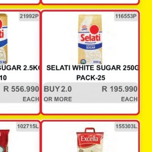 Sugar at Kit Kat Cash&Carry