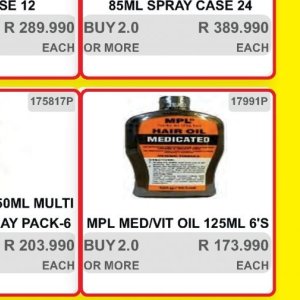 Hair oil at Kit Kat Cash&Carry