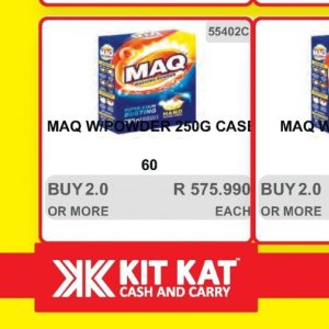  at Kit Kat Cash&Carry